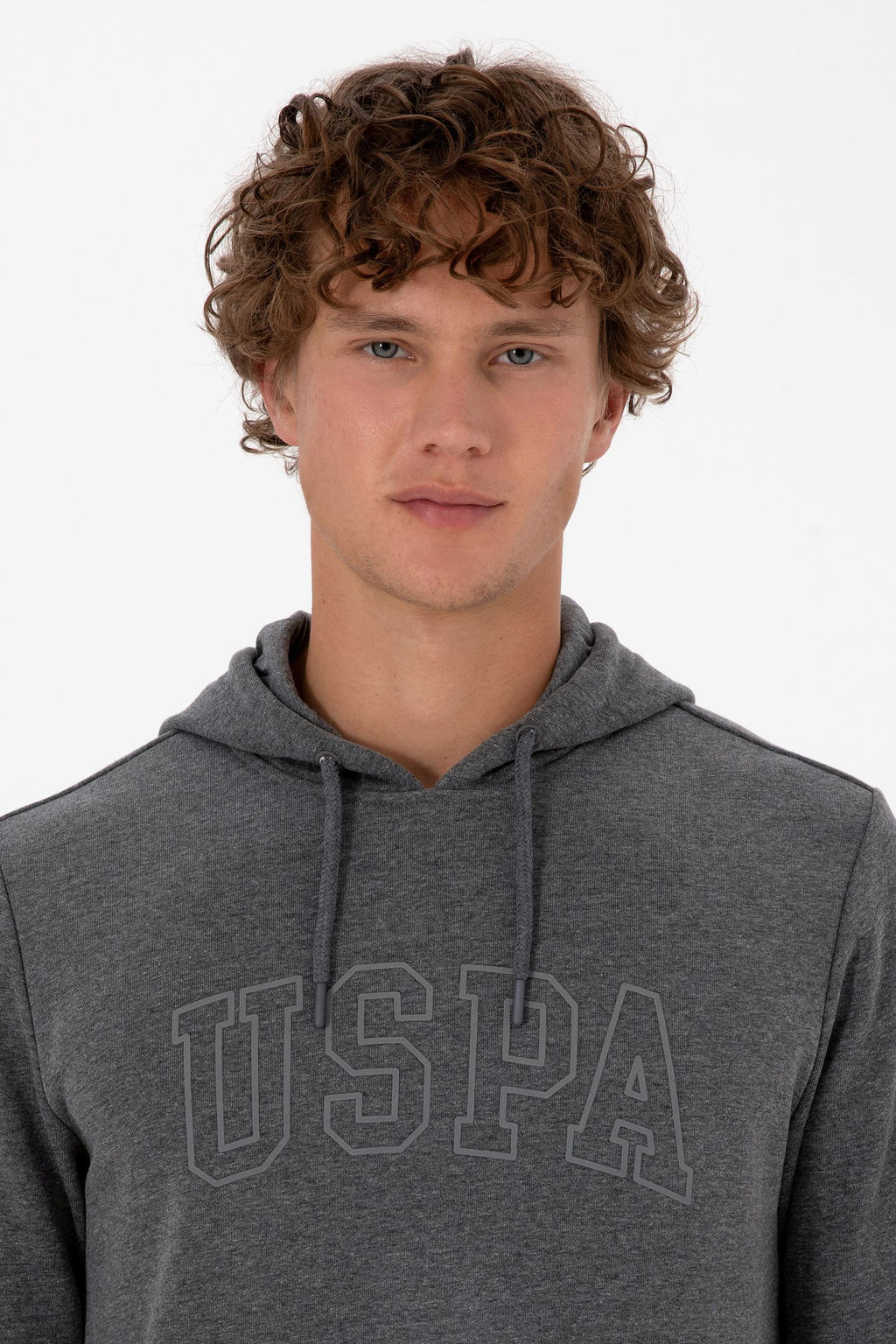 Erkek Regular Fit Kap__onlu Antrasit Melanj Basic Sweatshirt Sepette S_rpriz _ndirim