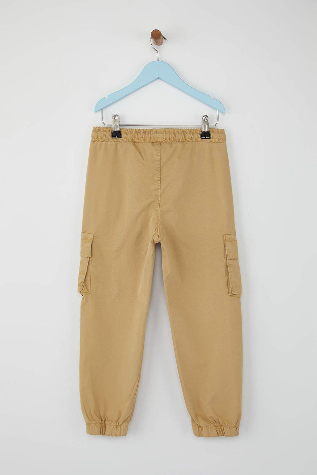 Bej 100% Pamuk Duz/Basic Gabardin Dokuma Erkek Cocuk Okul Pantolonu TKDAW26PL00001 - Trendyolmilla фото 4