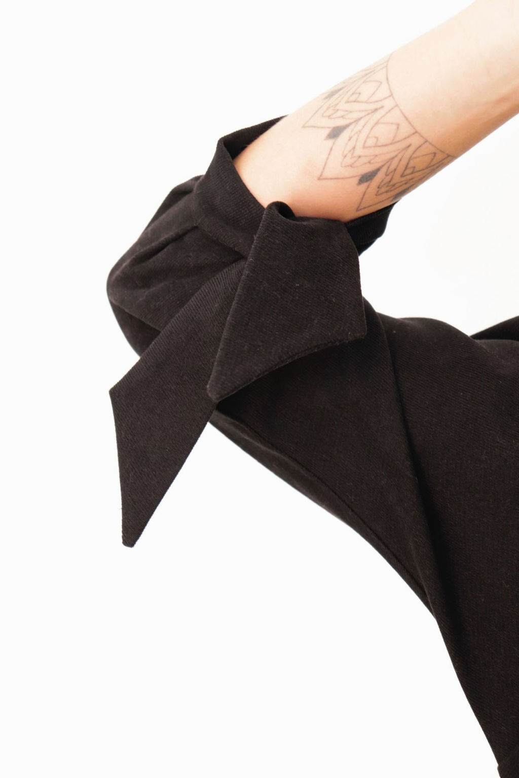 Платье-реглан чёрное - Martichelli фото 5