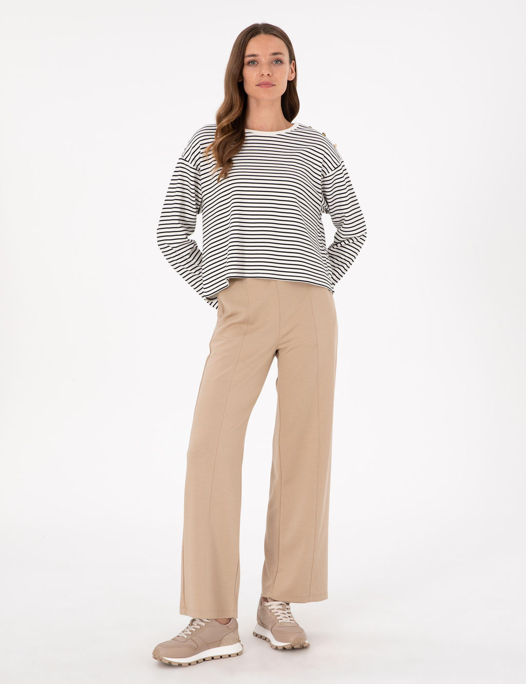 Штаны Pierre Cardin Loose Fit бежевые