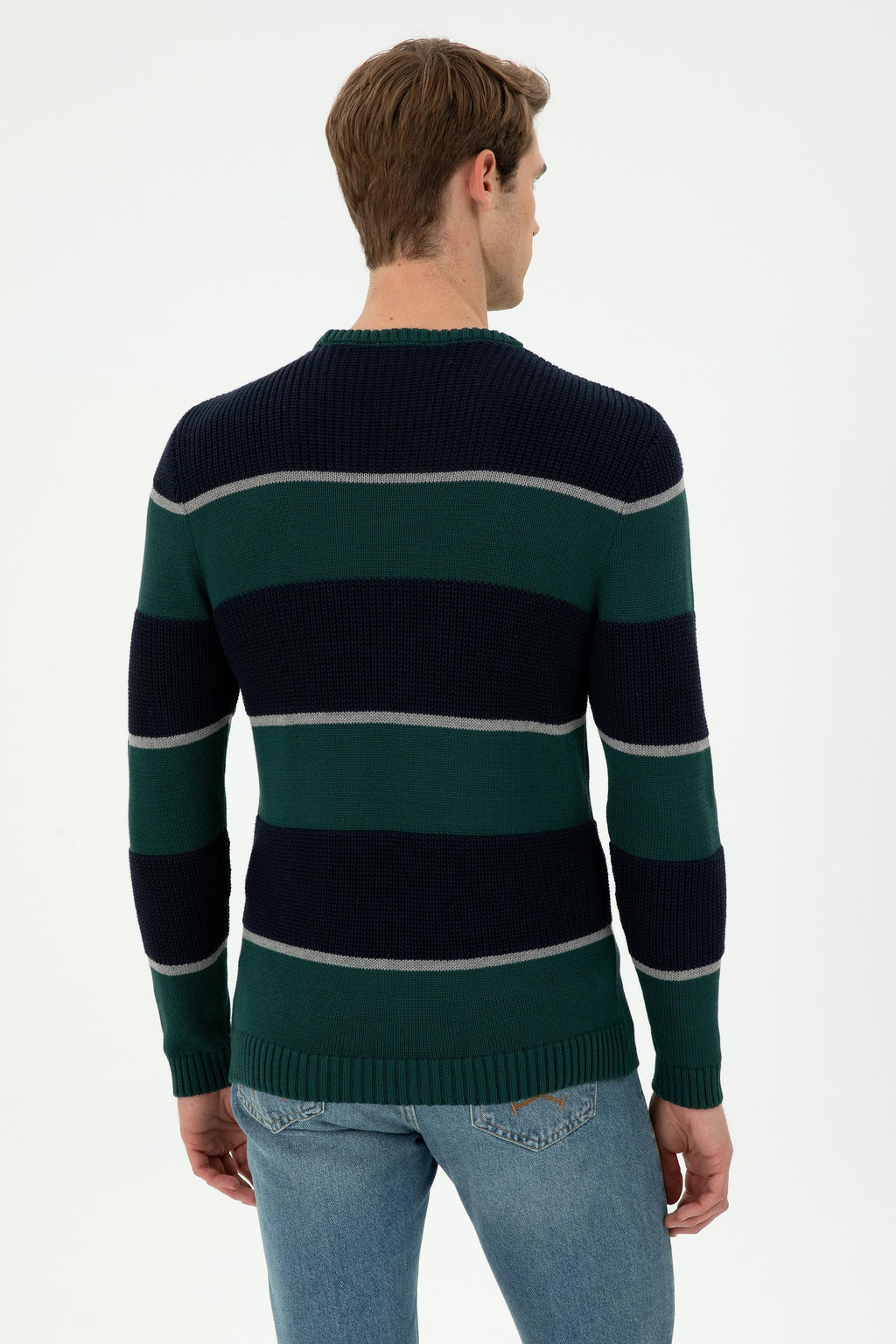 Мужской темно-зеленый свитер Неожиданная скидка в корзине - U.s. polo assn фото 5