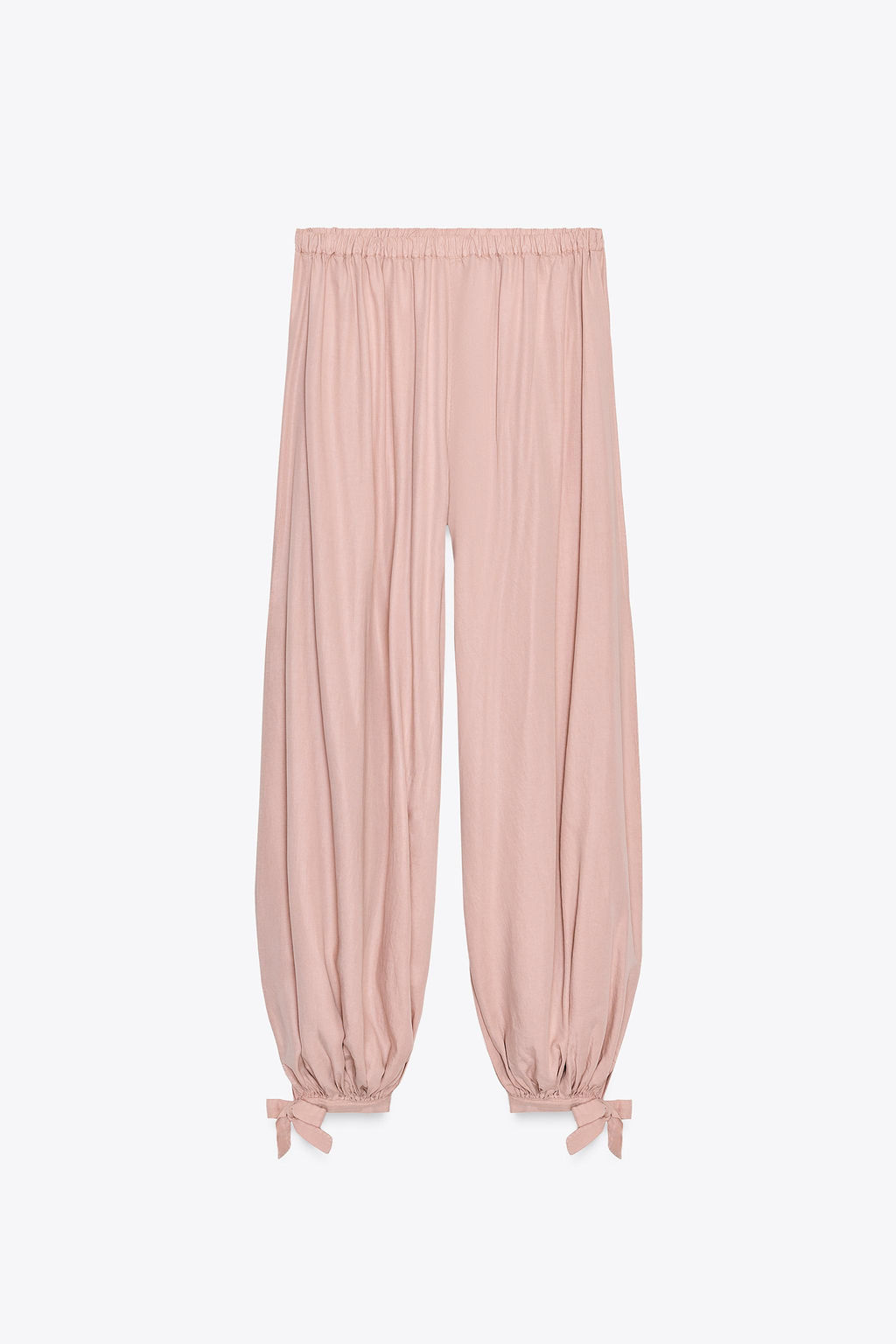 ZW COLLECTION FLOWING GATHERED TROUSERS - Zara фото 10