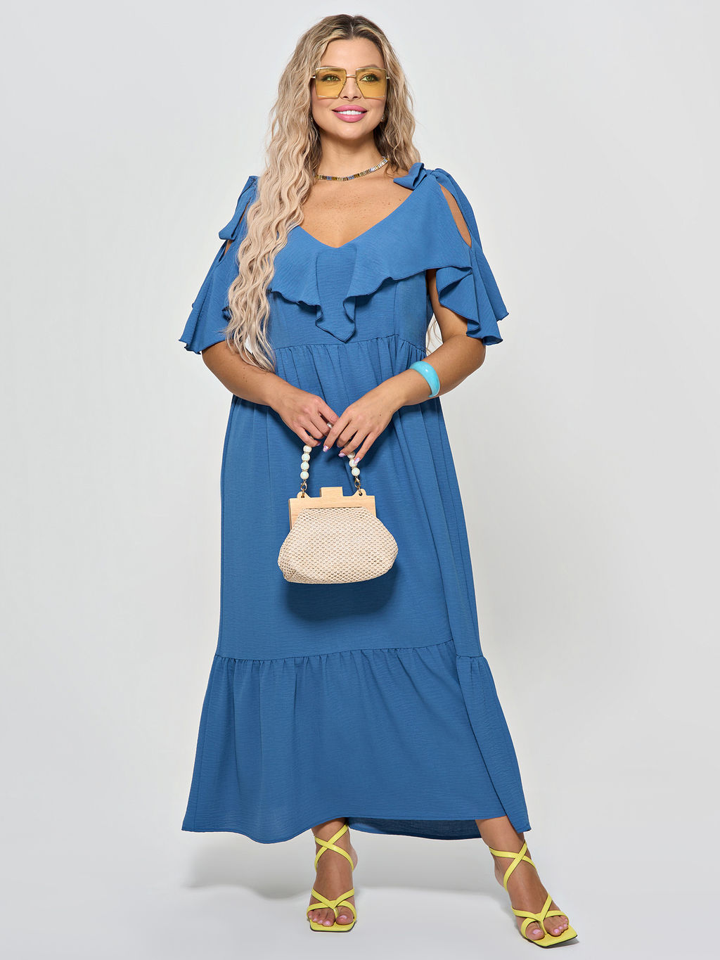 Сарафан 0382-1с джинс - Dora фото 4