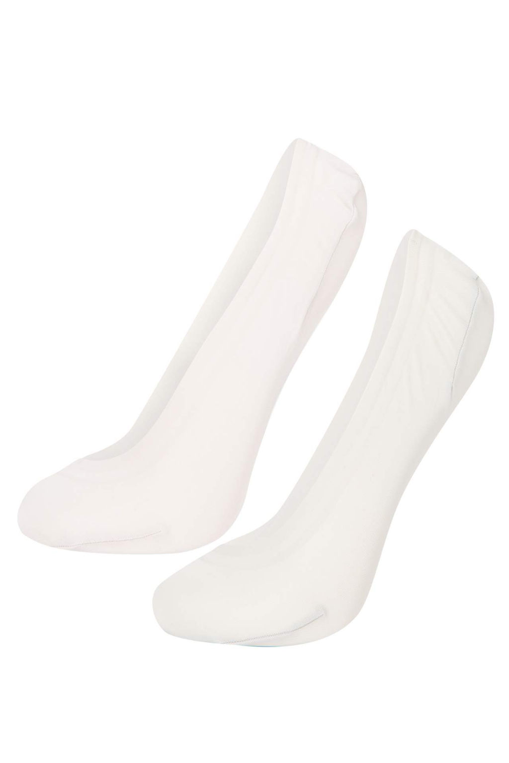 Kad?n Lazer Kesim 2li Microfiber Babet Corap - Defacto фото 3