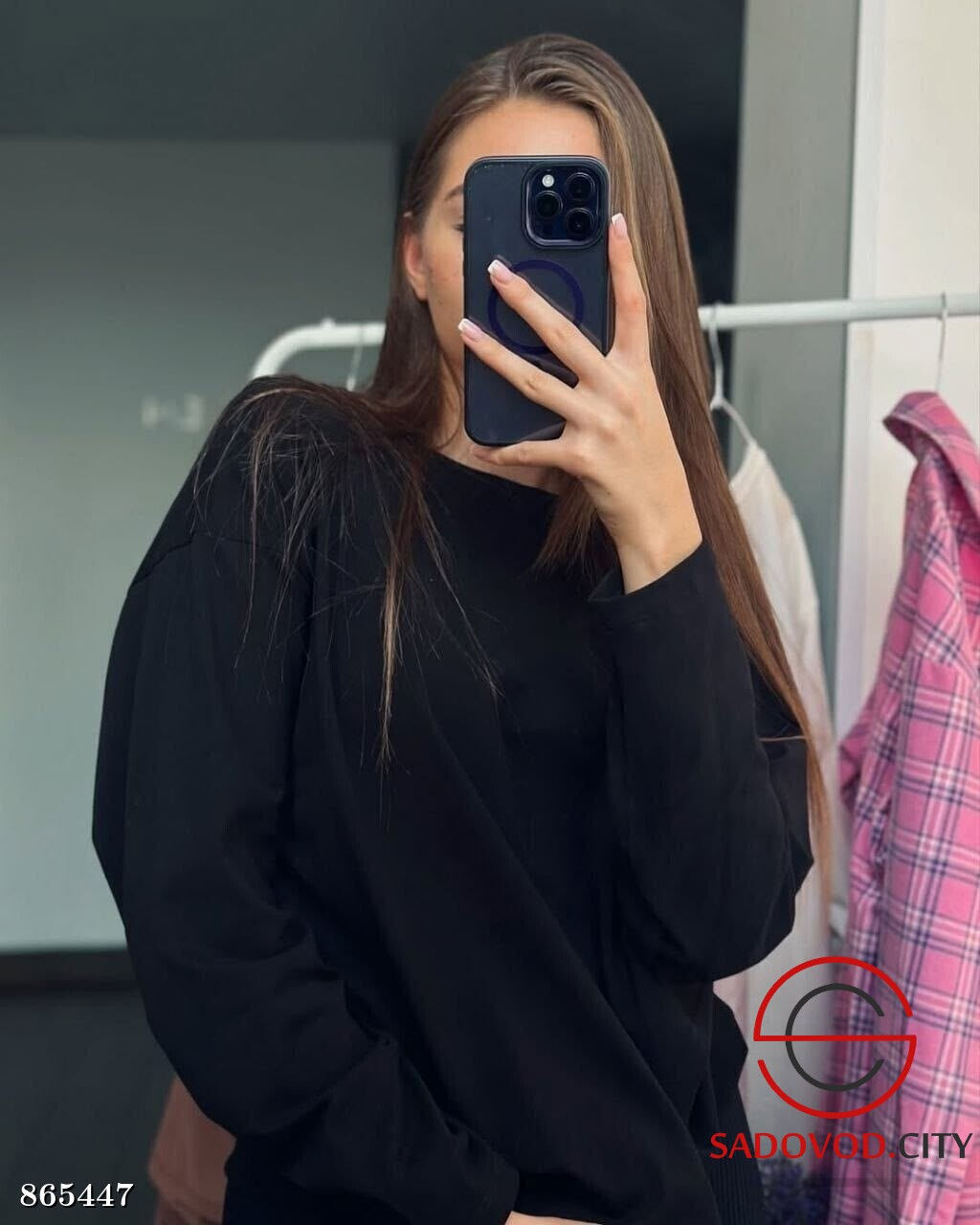 Лонгслив женский однотонный - Fiona фото 4