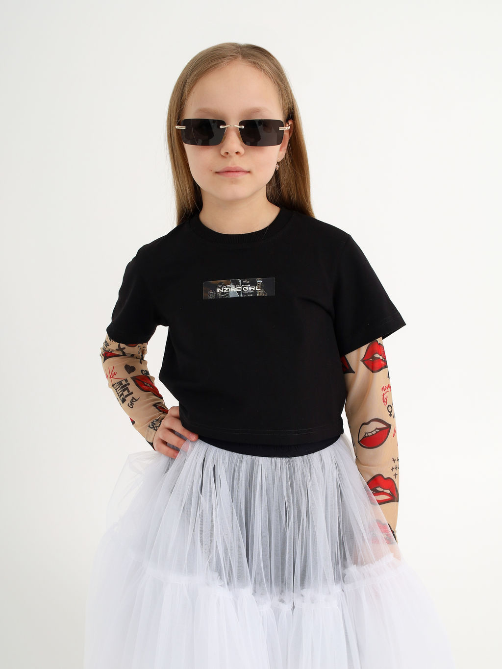 Юбка фатиновая, белая - Inzibe фото 2