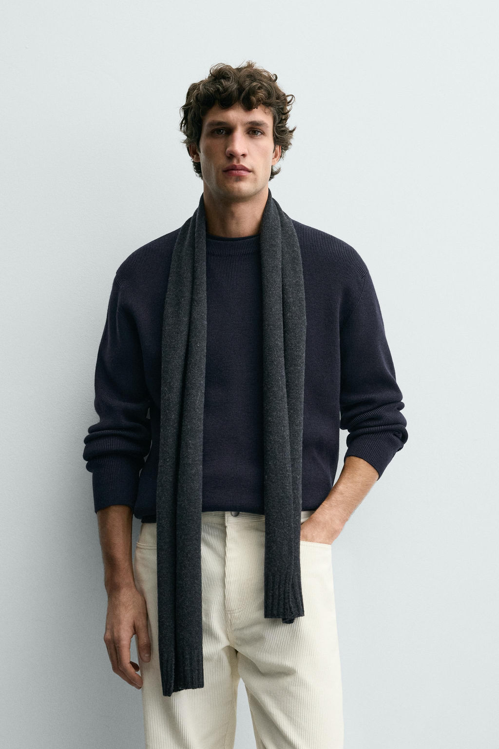 TEXTURED JUMPER WITH WOOL - Zara фото 2