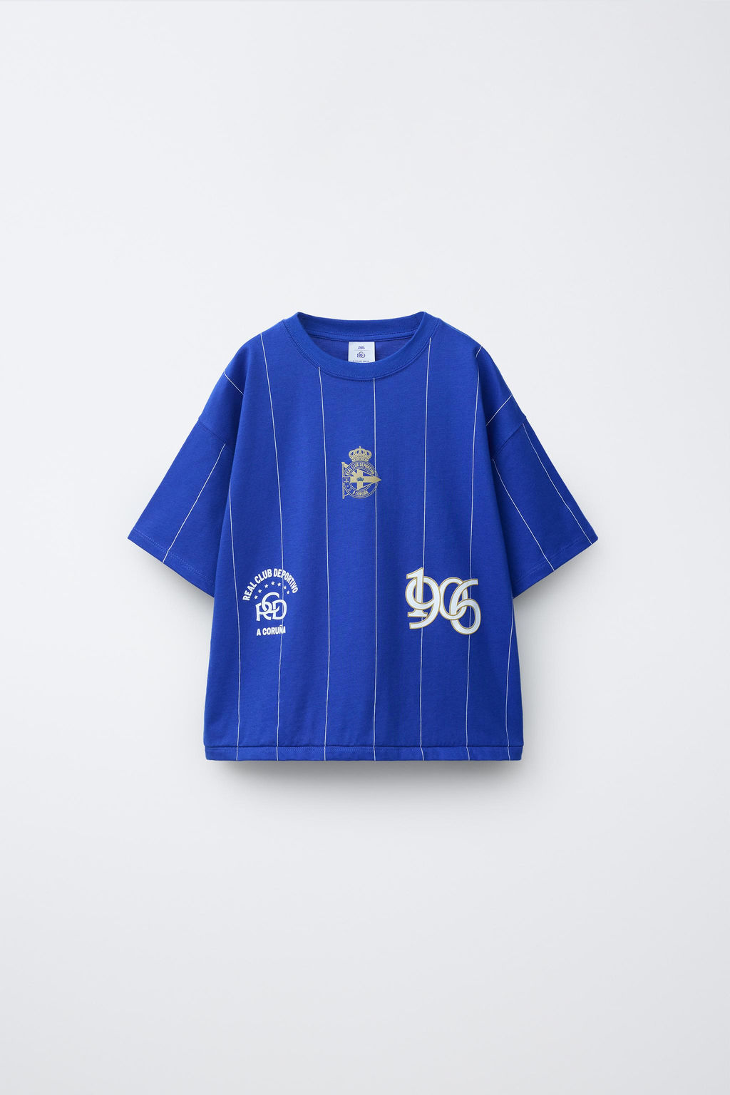 CAMISETA RAYAS RC DEPORTIVO DE A CORU?A / Azul?n