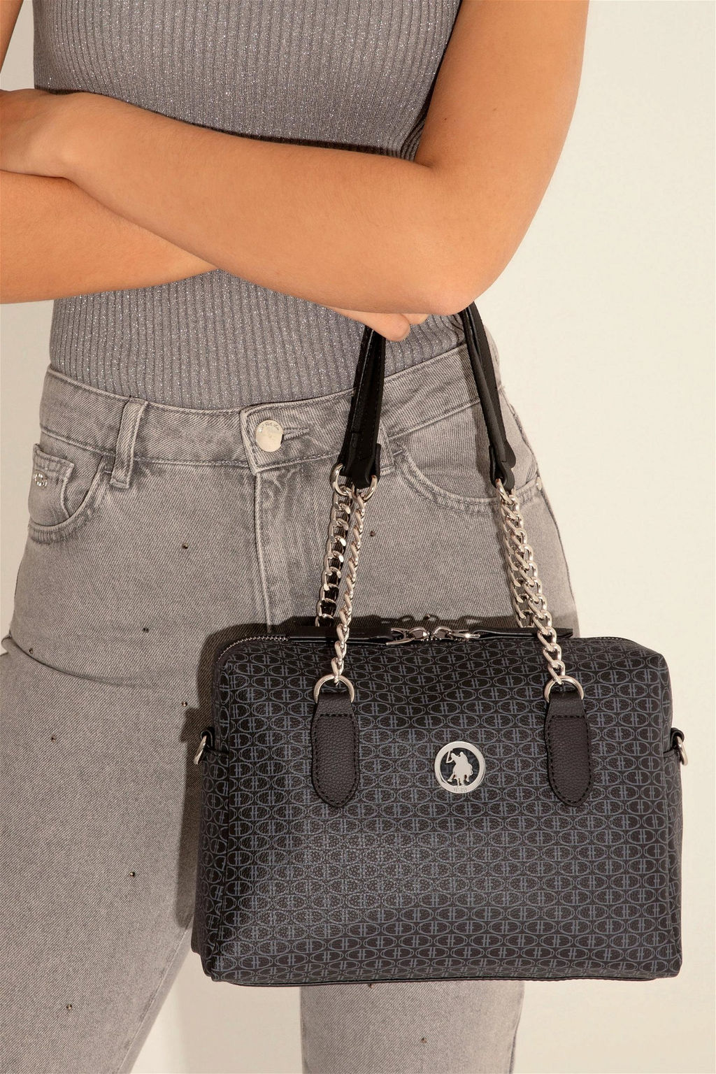 Женская черная сумка - U.s. polo assn фото 2