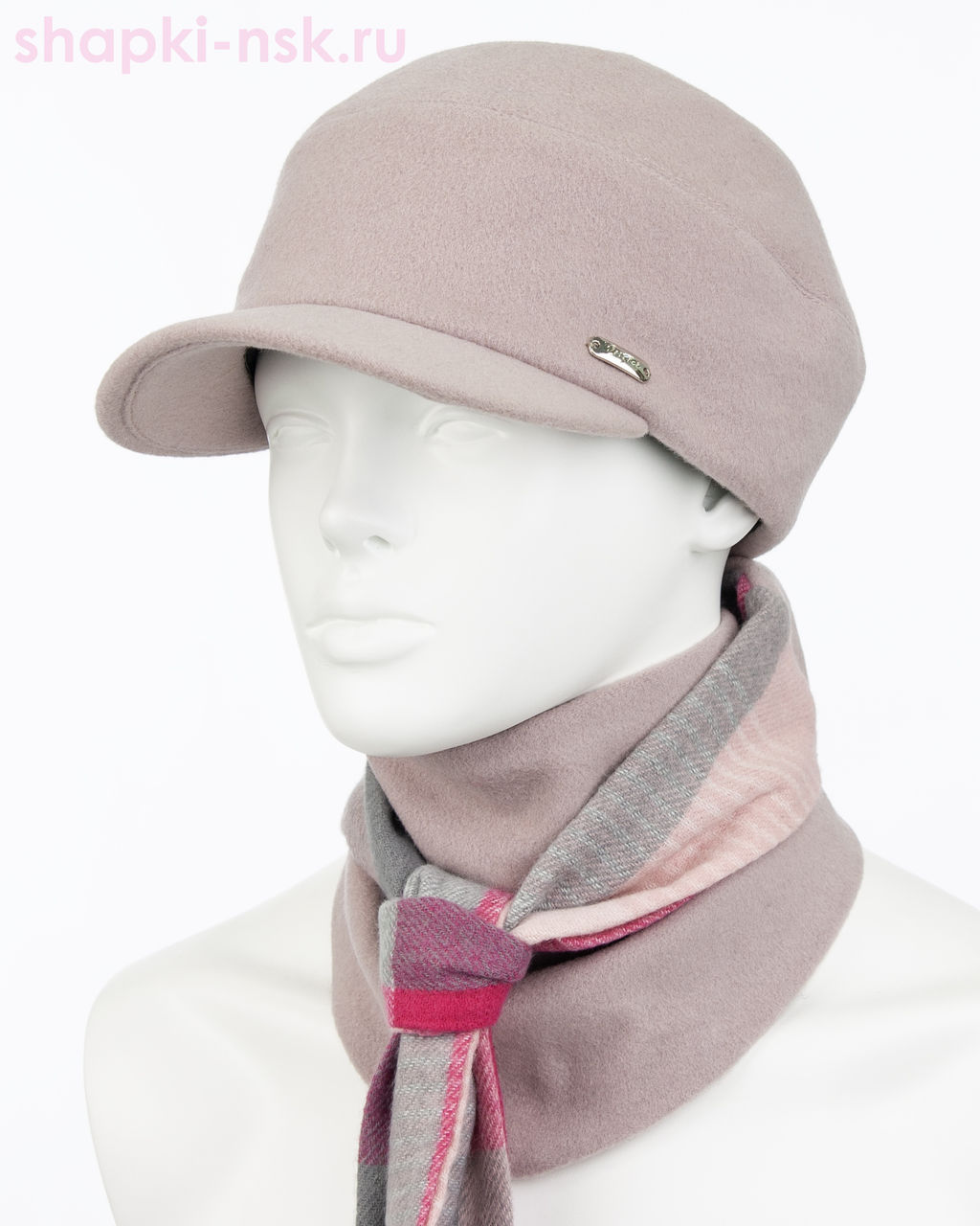 Аюна Комплект женский флис (бейсболка+бактус) (57-59)