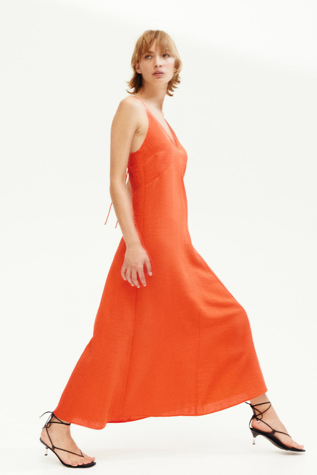 Vestido con tirantes espagueti - H&m фото 4