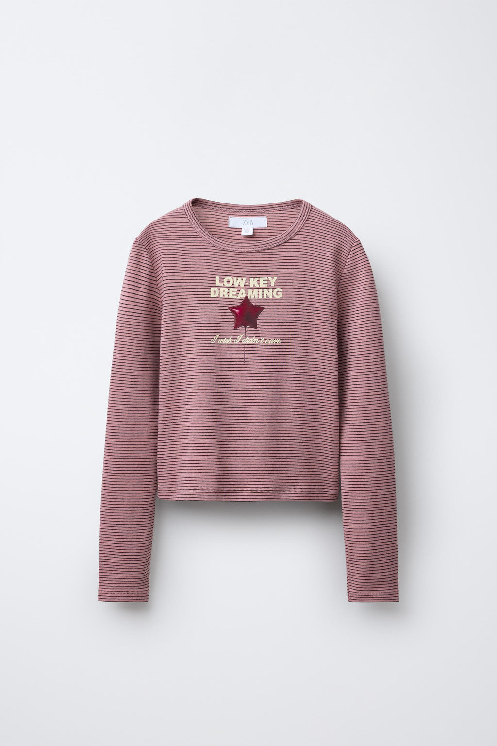 STRIPED PRINT T-SHIRT