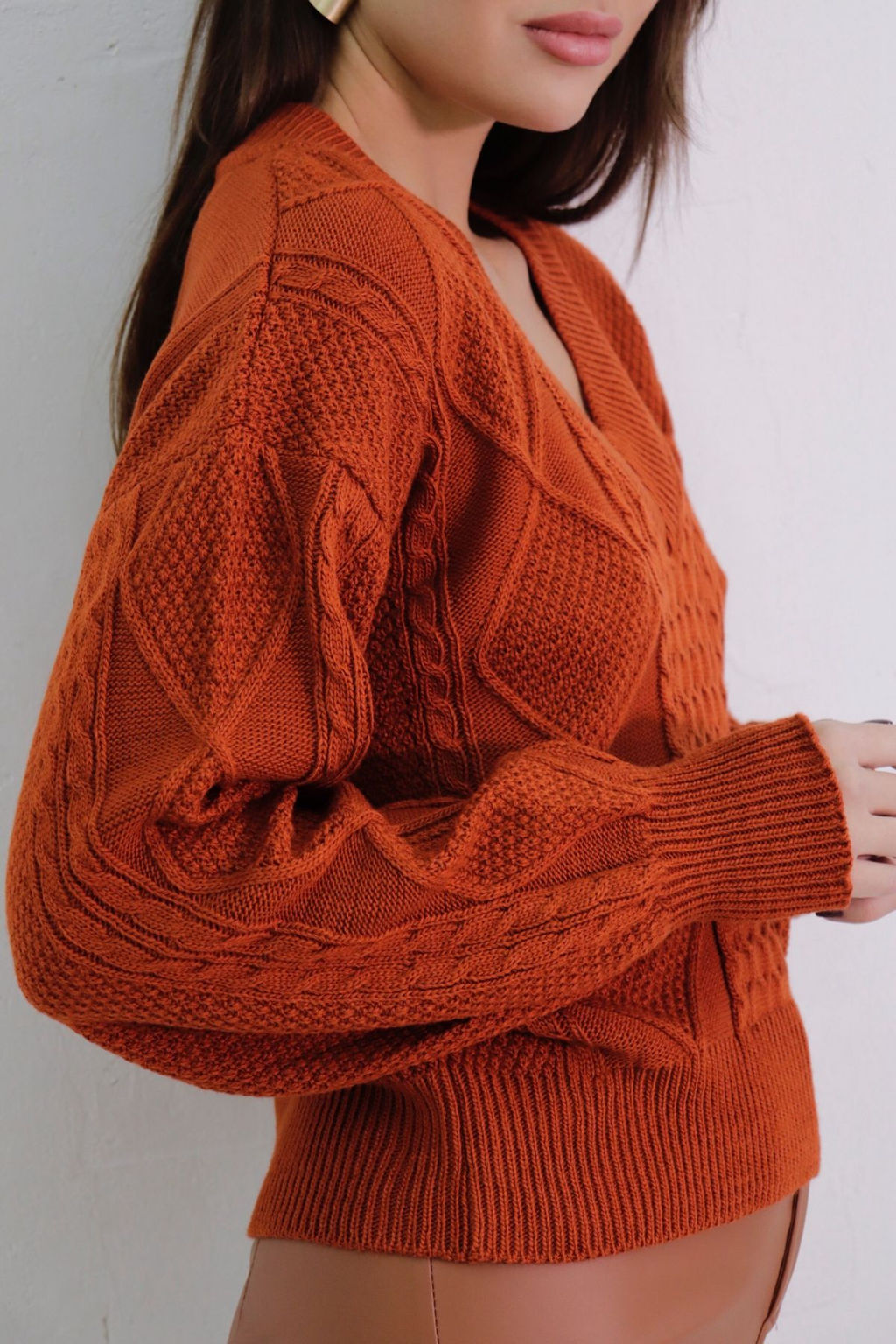 Martichelli Пуловер терракотовый  фото 6