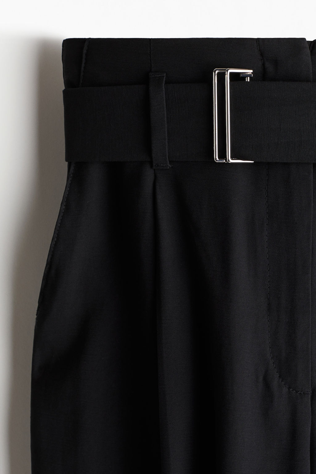 Pantal?n amplio con cintur?n - H&m фото 3