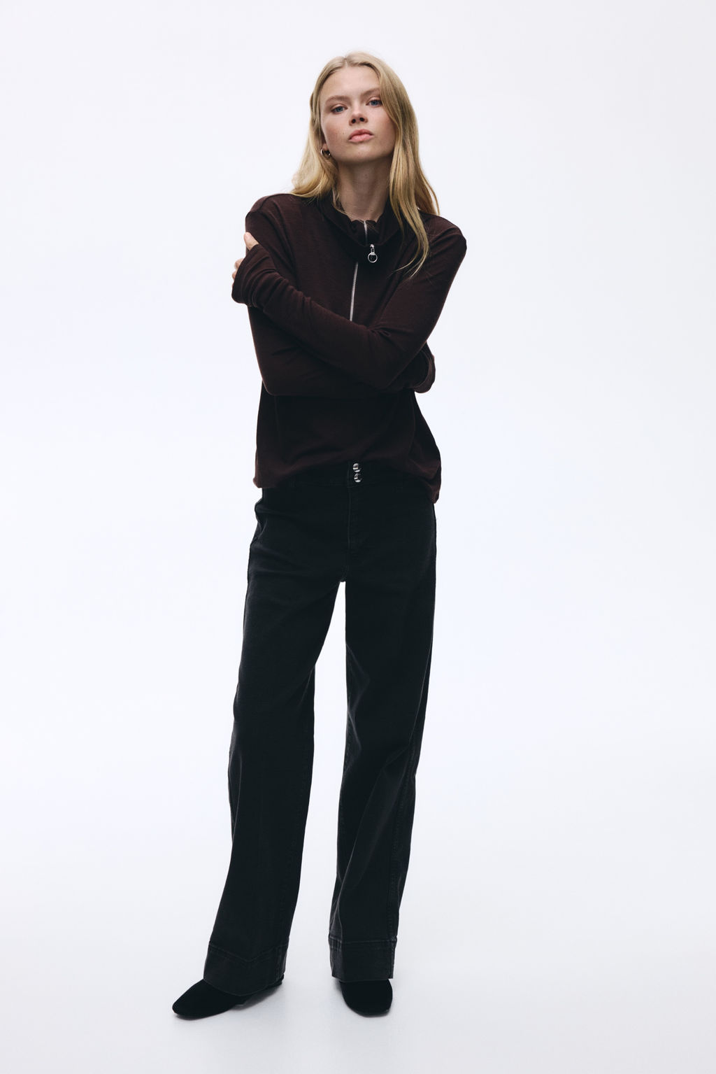 Wide High Jeans - H&m фото 10