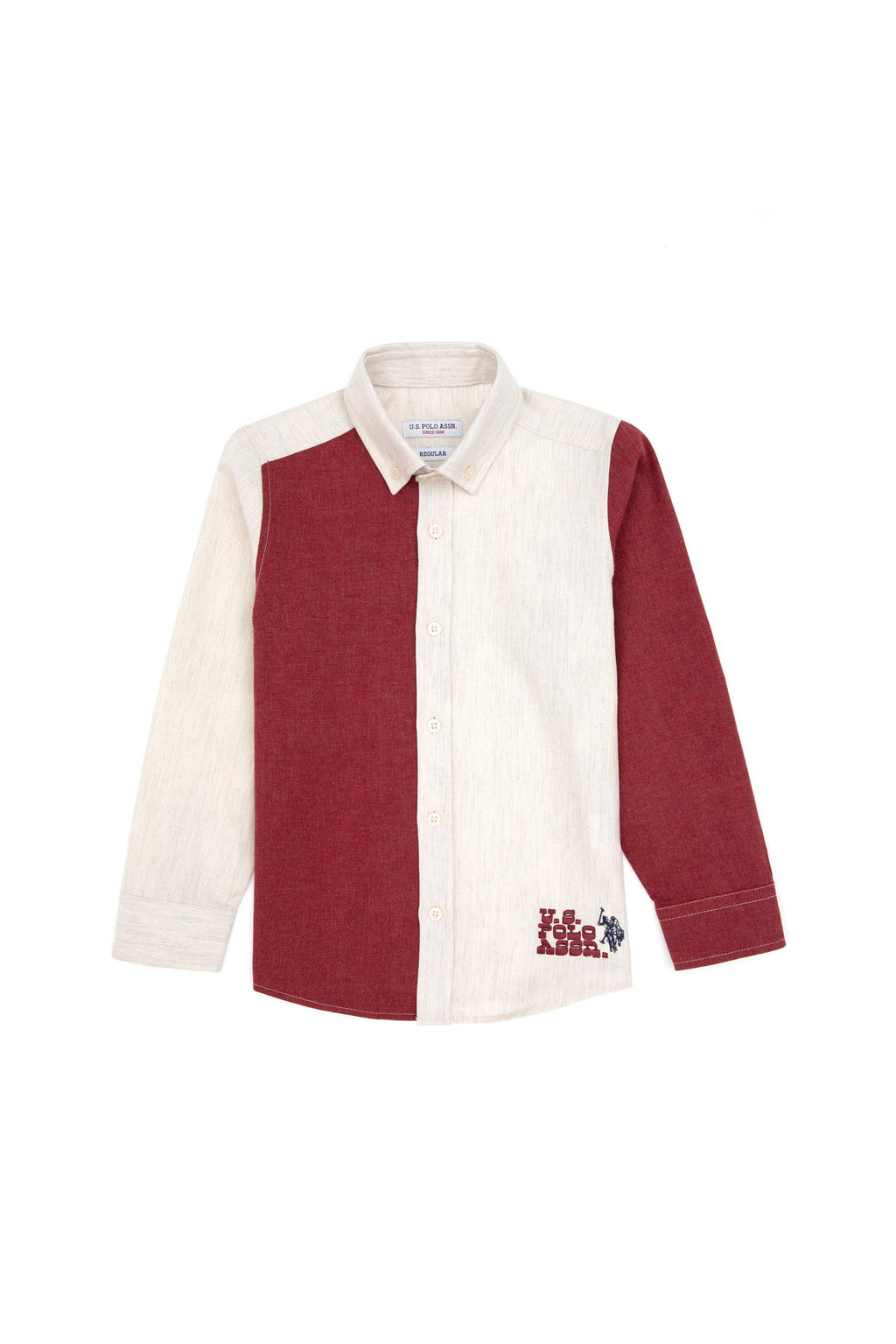 Erkek _ocuk Bordo Uzun Kollu G_mlek Sepette S_rpriz _ndirim - U.s. polo assn фото 3