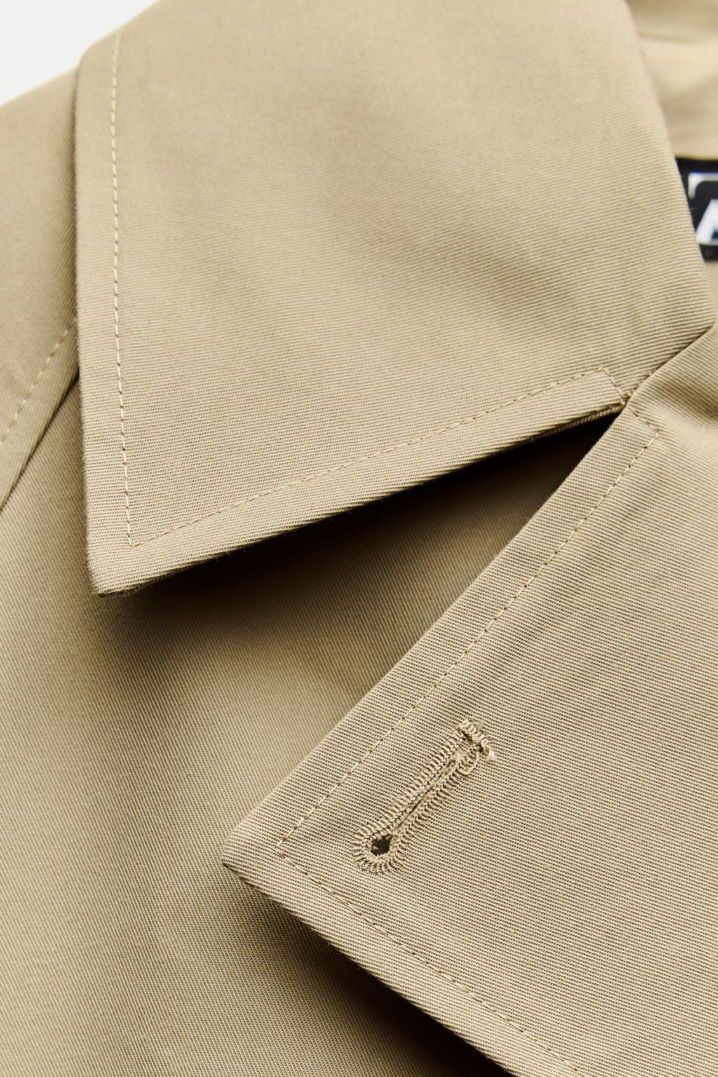 SHORT TRENCH-STYLE JACKET - Zara фото 19