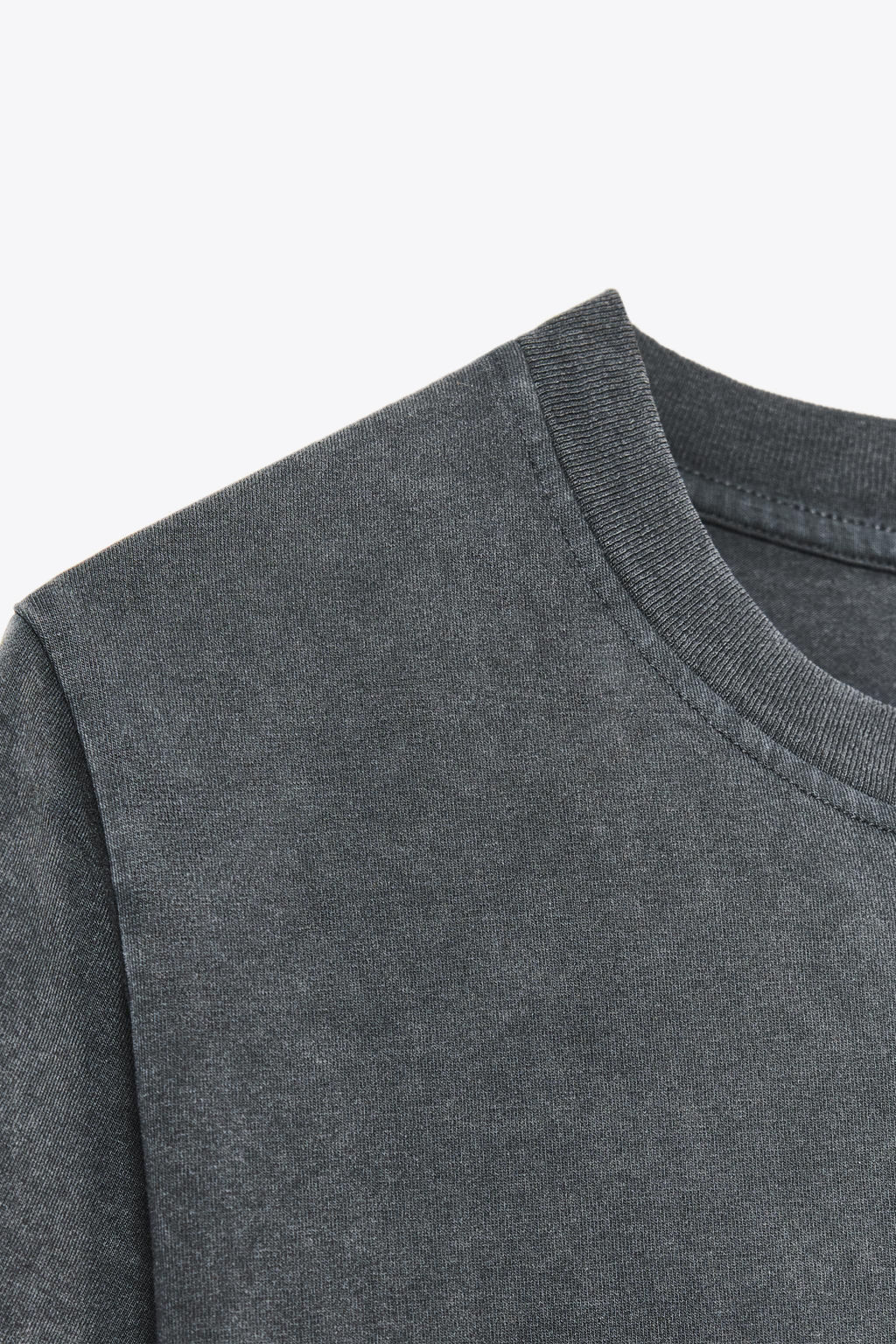 WASHED-EFFECT RHINESTONE T-SHIRT - Zara фото 18