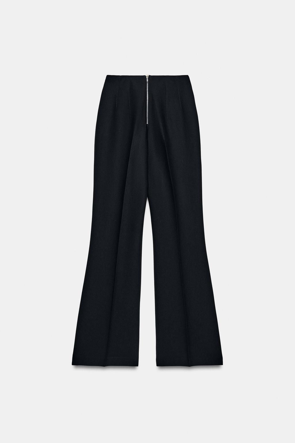 HIGH-WAIST TROUSERS WITH BACK ZIP - Zara фото 19