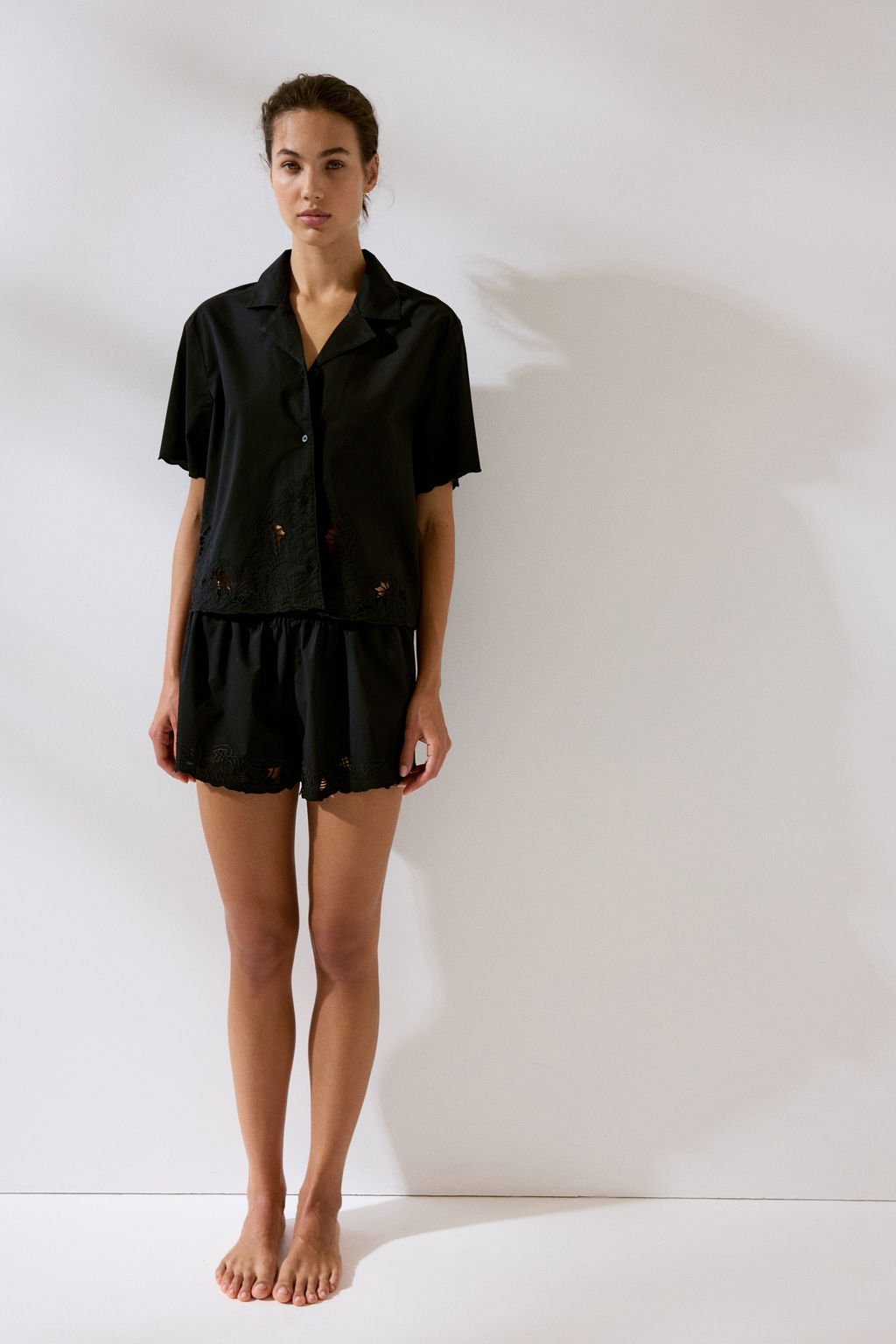 Pijama con bordado ingl?s - H&m фото 6