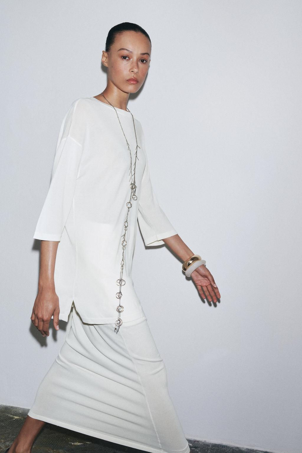 STRAIGHT KNIT SKIRT - Zara фото 3