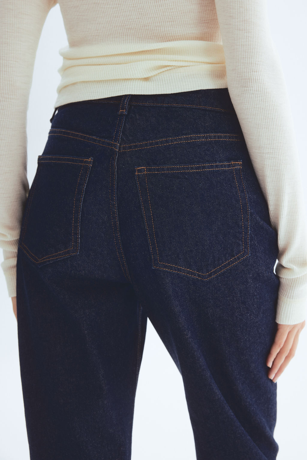 Mom Slim Fit High Waist Ankle Jeans - H&m фото 15