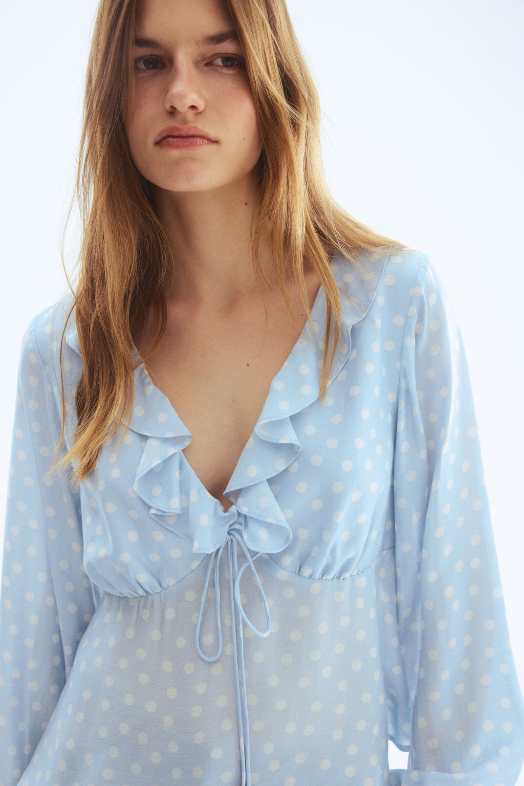Blusa con volantes - H&m фото 5