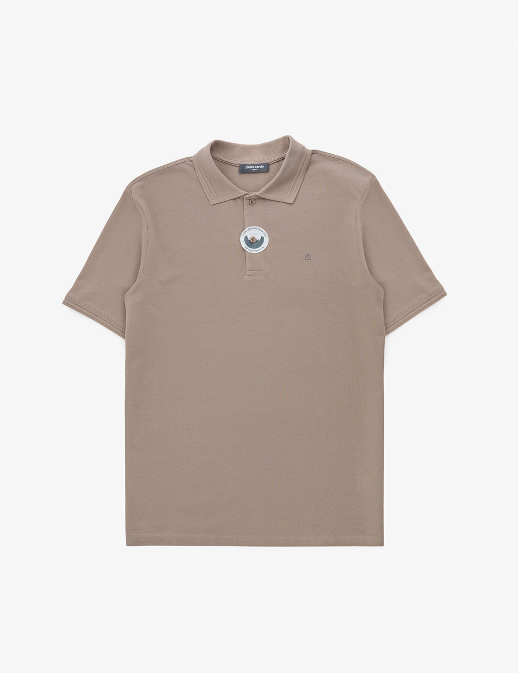 Koyu Vizon Regular Fit %100 Pamuk K_vr_lmaz D__meli Polo Yaka Basic Ti__rt