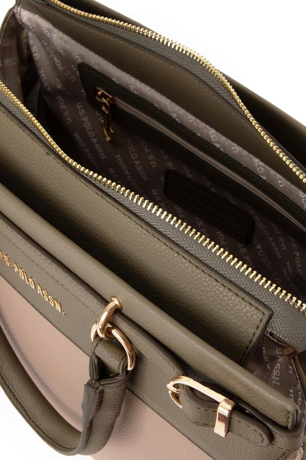 Женская бежевая сумка через плечо Неожиданная скидка в корзине - U.s. polo assn фото 7