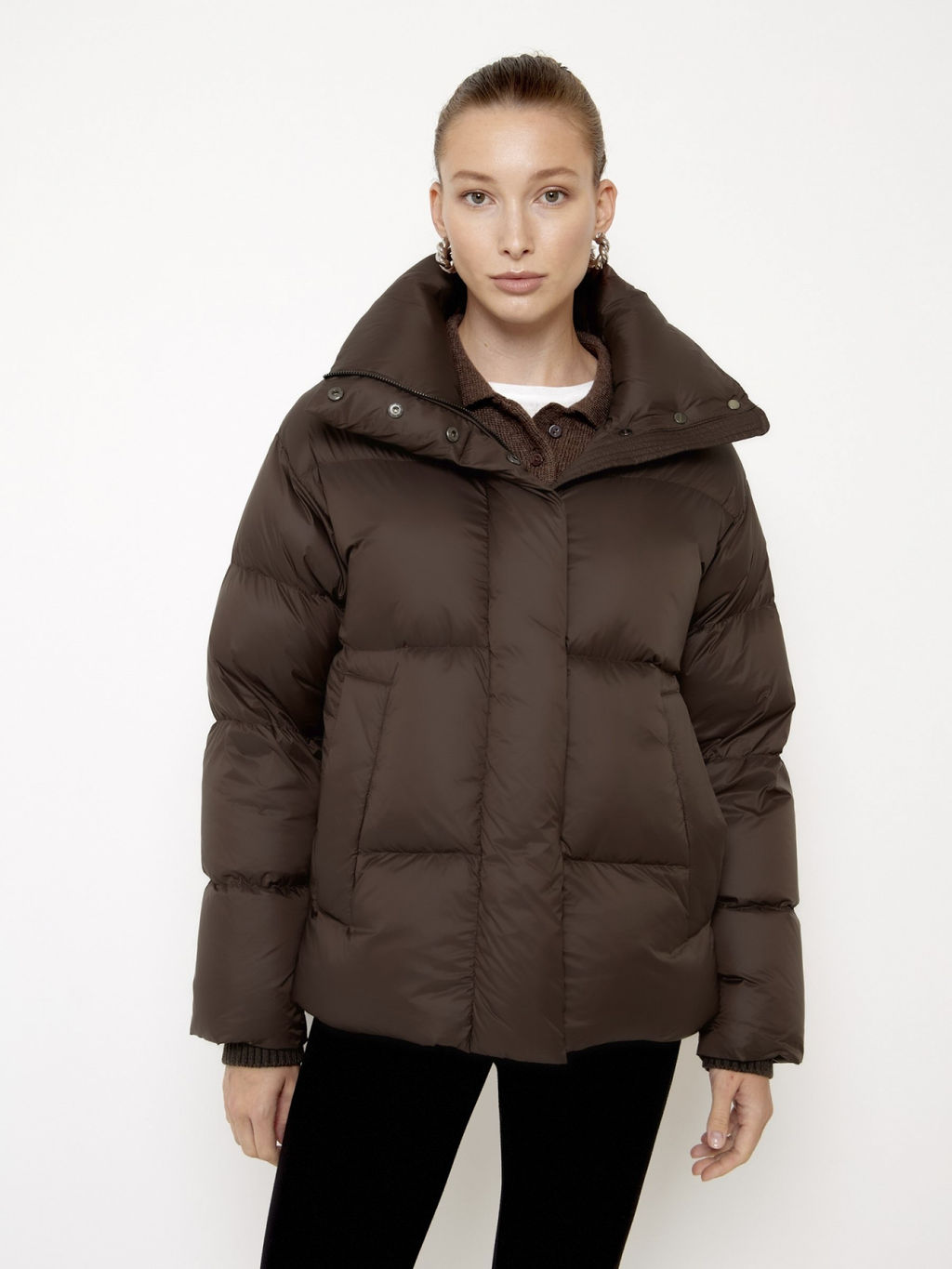 Volcante/W202405 - шоколад Пуховая куртка - Conso фото 3