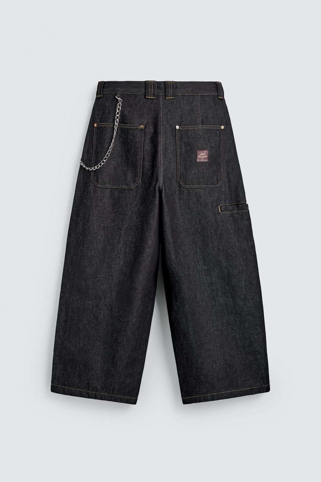 RELAXED FIT TROUSERS WITH CHAIN - Zara фото 8