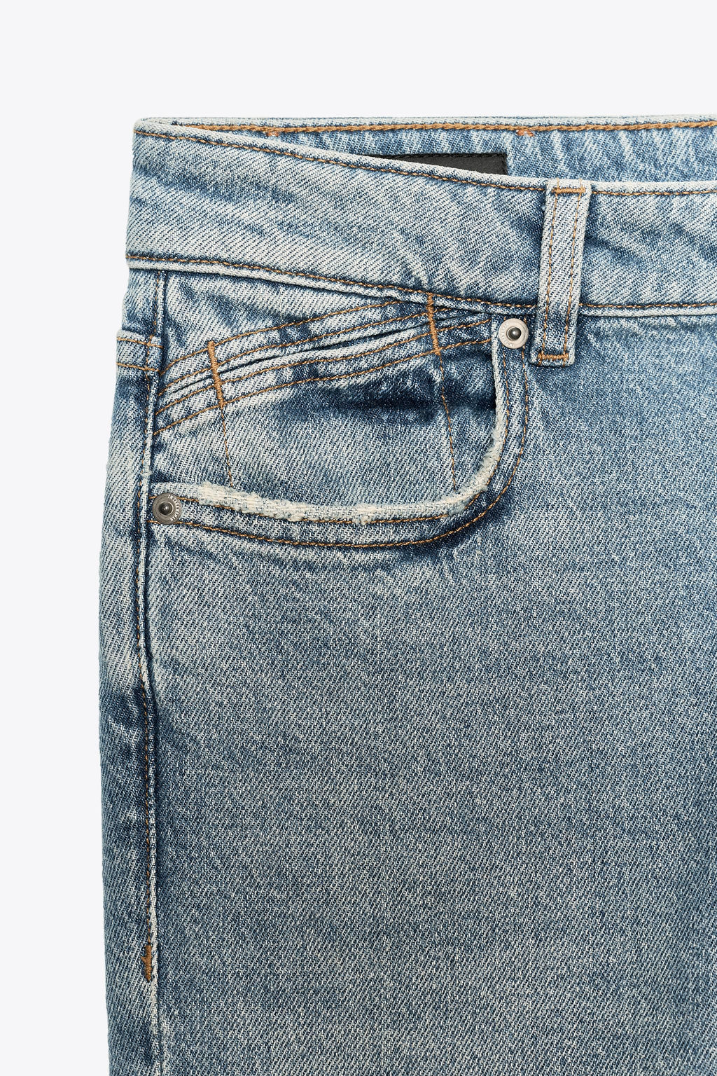 ZW COLLECTION BOOTCUT HIGH-WAIST JEANS - Zara фото 8