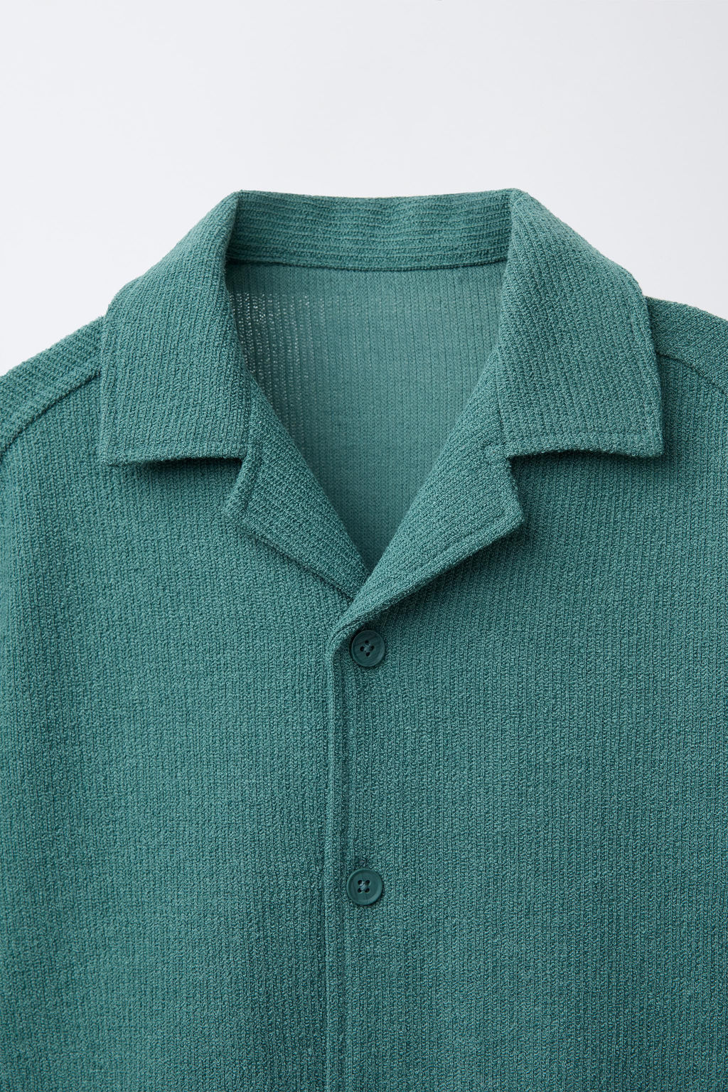 RUSTIC TOWELLING BOWLING SHIRT - Zara фото 3