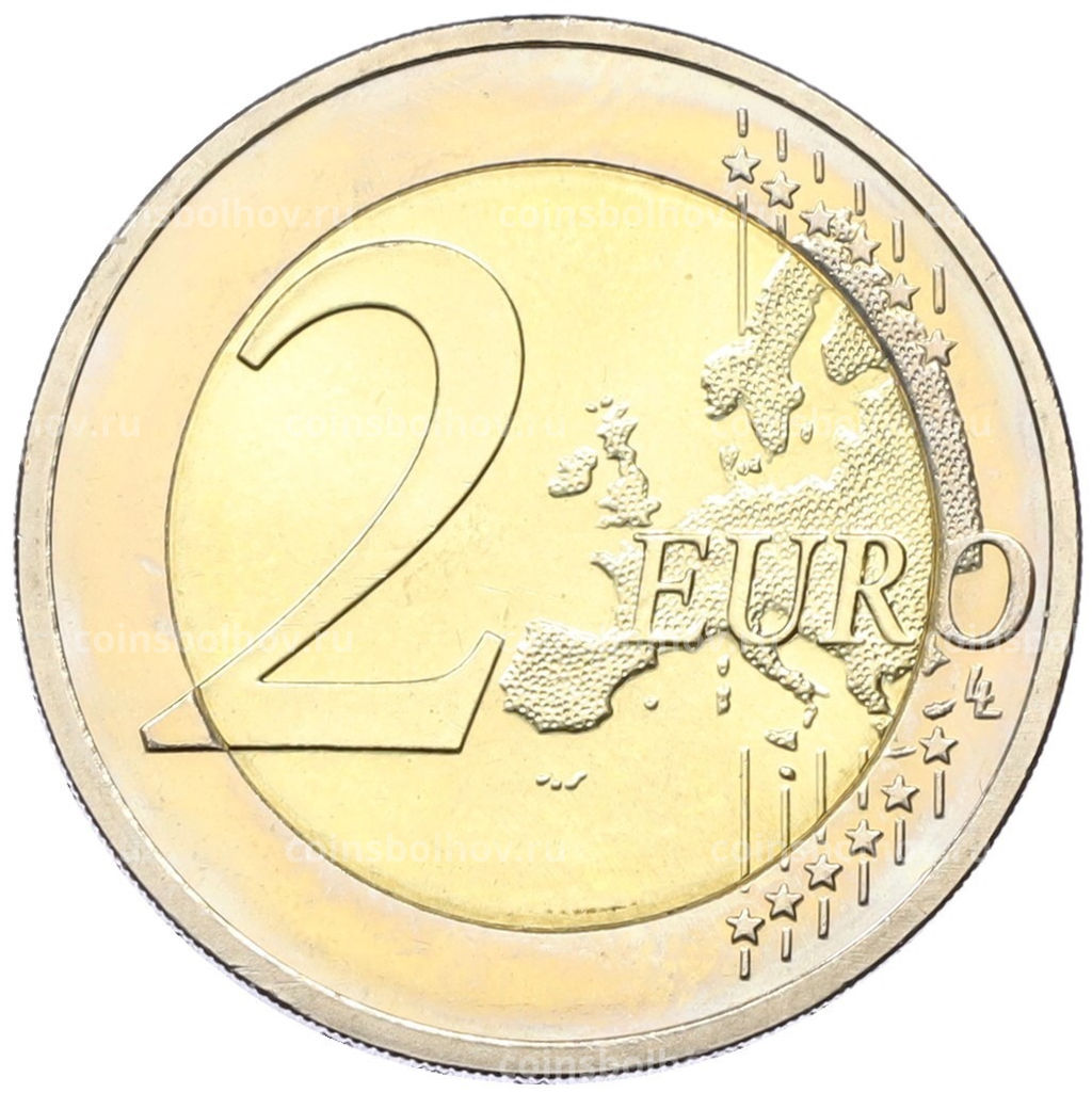 Монета 2 евро 2015 года F Германия 25 лет объединению Германии