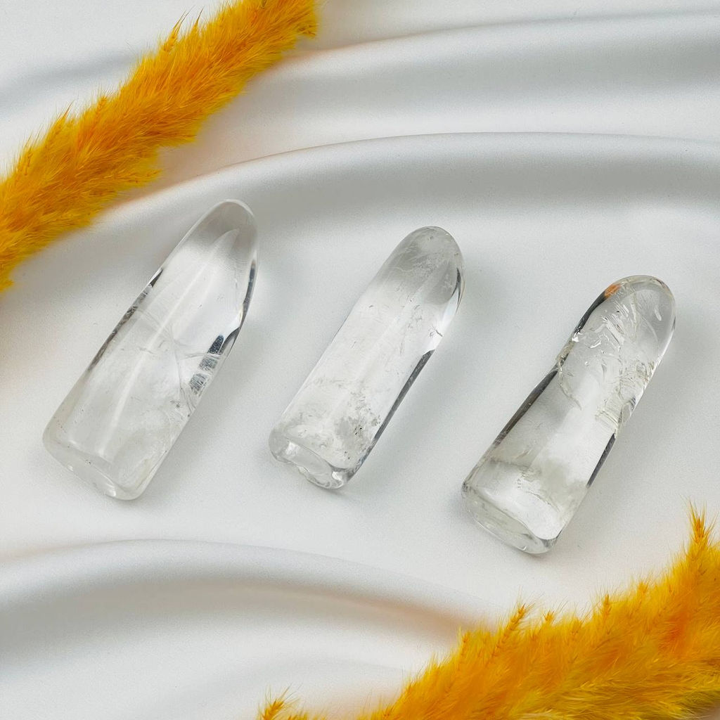 Полированный камень Горный хрусталь - Радуга самоцветов фото 3