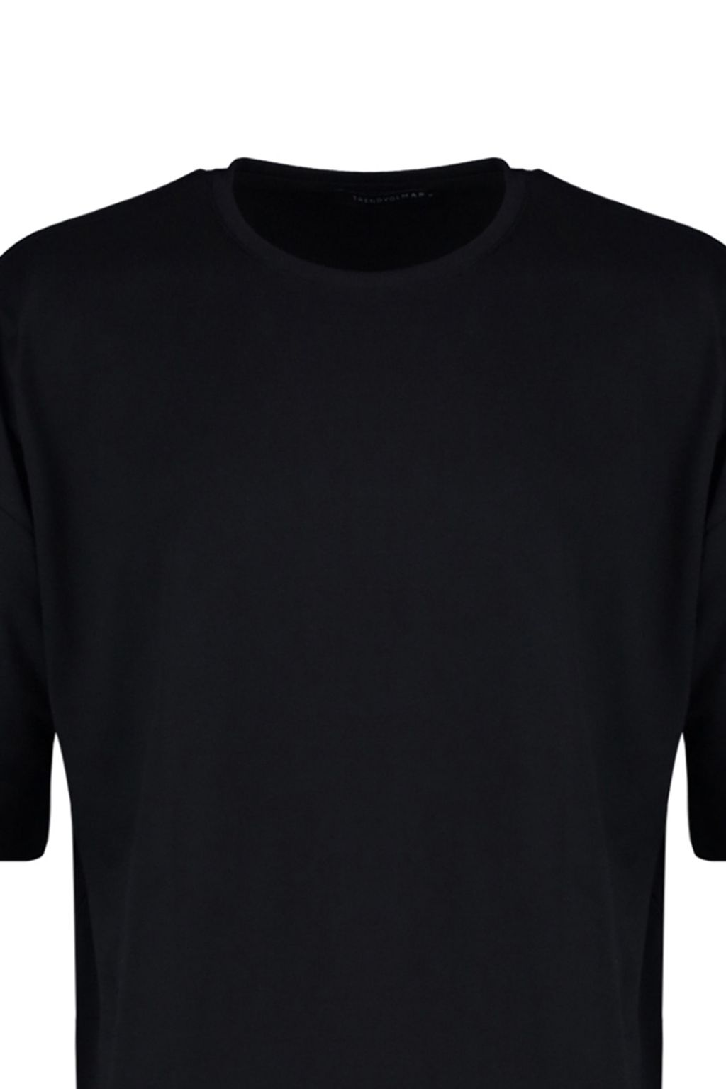 TRENDYOL MAN Siyah Basic Bisiklet Yaka Oversize/Genis Kesim K?sa Kollu T-Shirt TMNSS22TS0317 - Trendyolmilla фото 14