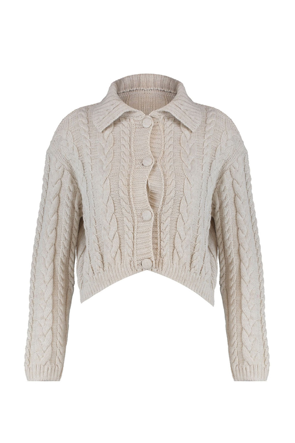 Tas Crop Polo Yaka Triko H?rka TWOAW22HI0448