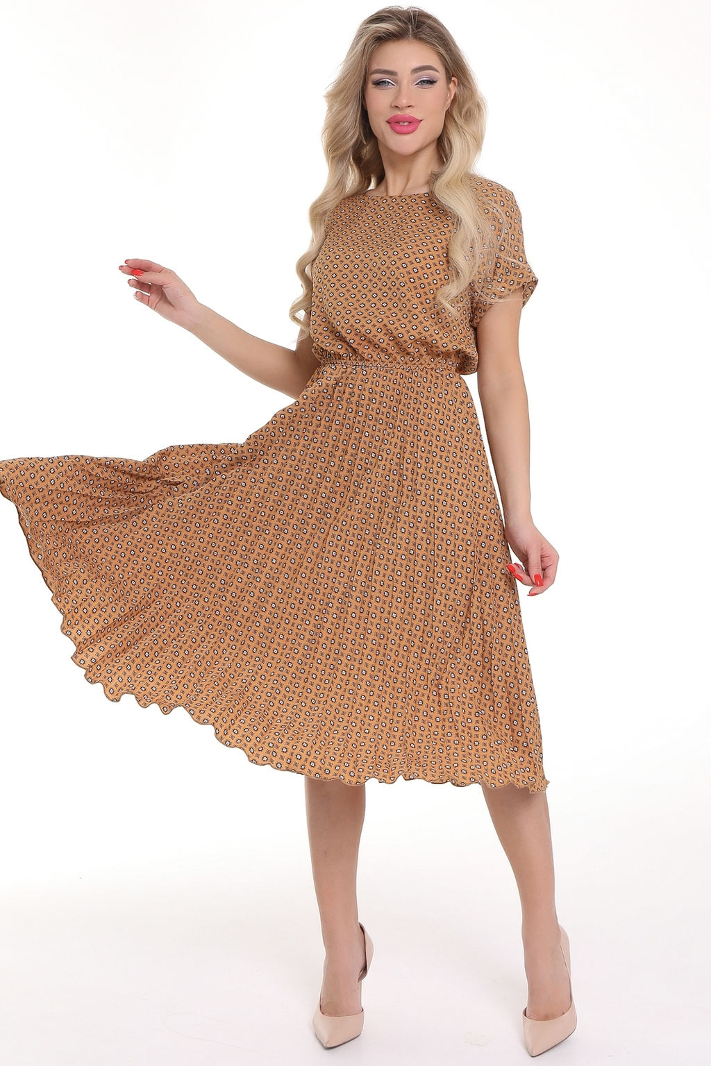 платье Летнее(гофре,голд) - Diolche фото 3