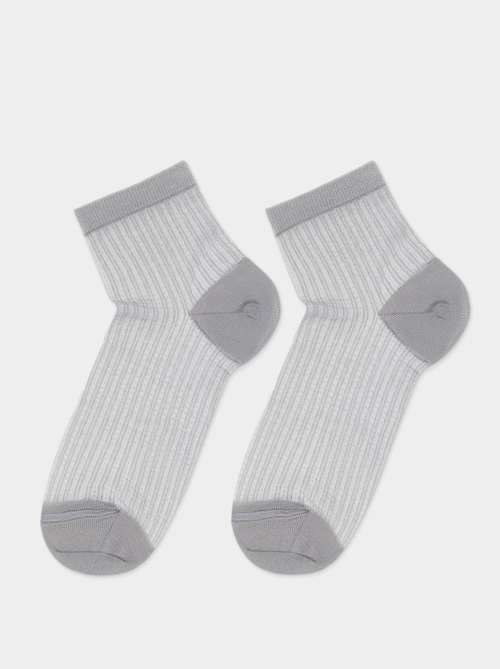 Цена за 2 пары Носки короткие Conte Elegant, серый  фото 3