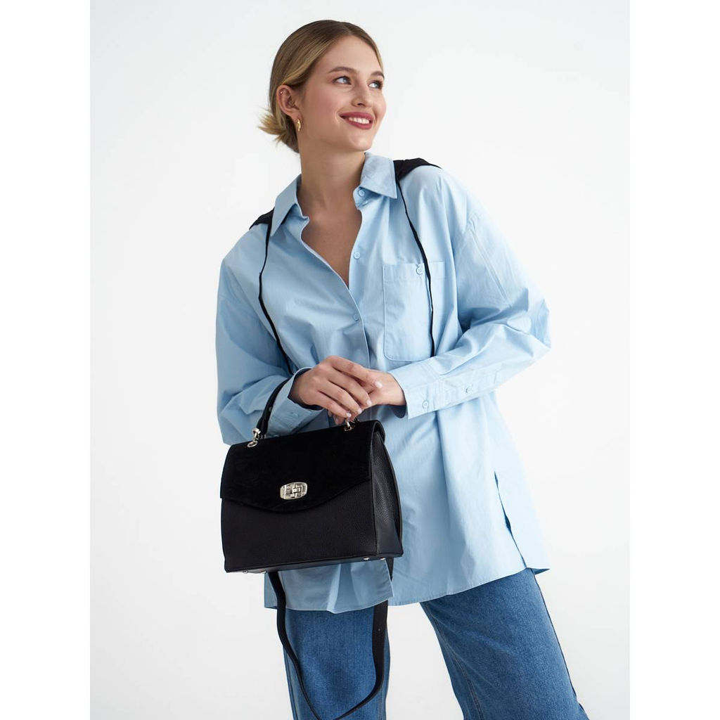 Женская сумка Alison Black Shammy - Lakestone фото 9