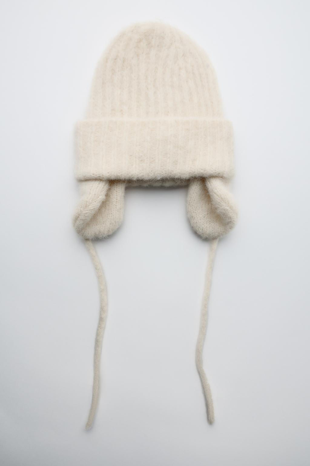 ALPACA BEANIE WITH EARMUFFS - Zara фото 6