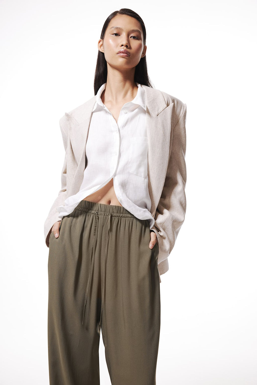 Pantalon amplio sin cierre - H&m фото 2