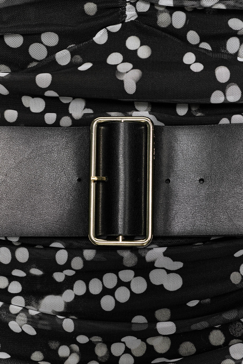 VESTIDO LUNARES CINTUR?N / Negro / Blanco - Zara фото 7