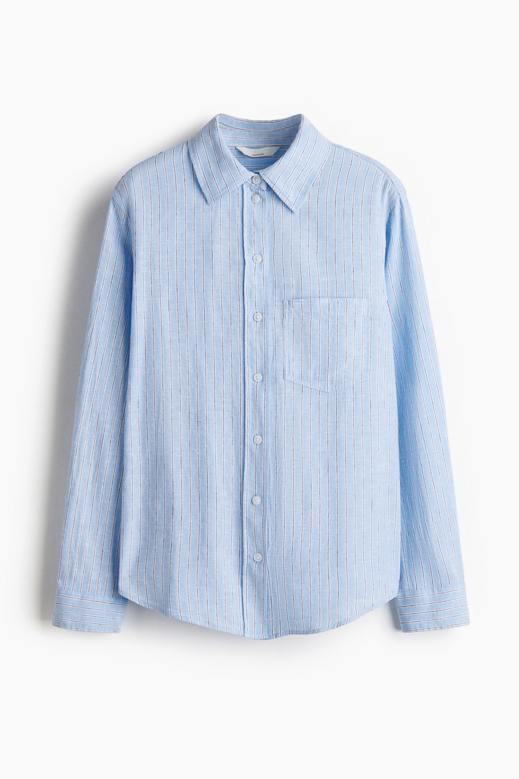 Camisa en mezcla de lino - H&m фото 3
