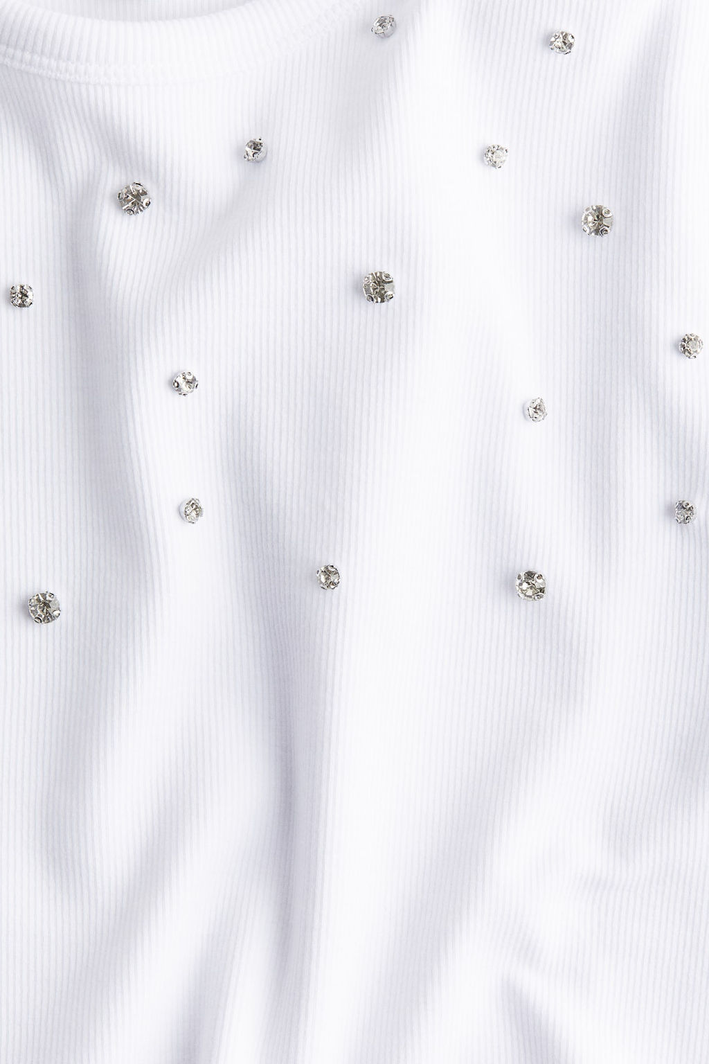 Camiseta cropped con detalles decorativos - H&m фото 6