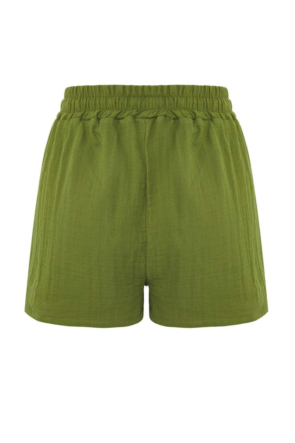 TRENDYOLMILLA Lacivert Muslin Plaj Sort TBESS25SR00008 фото 7