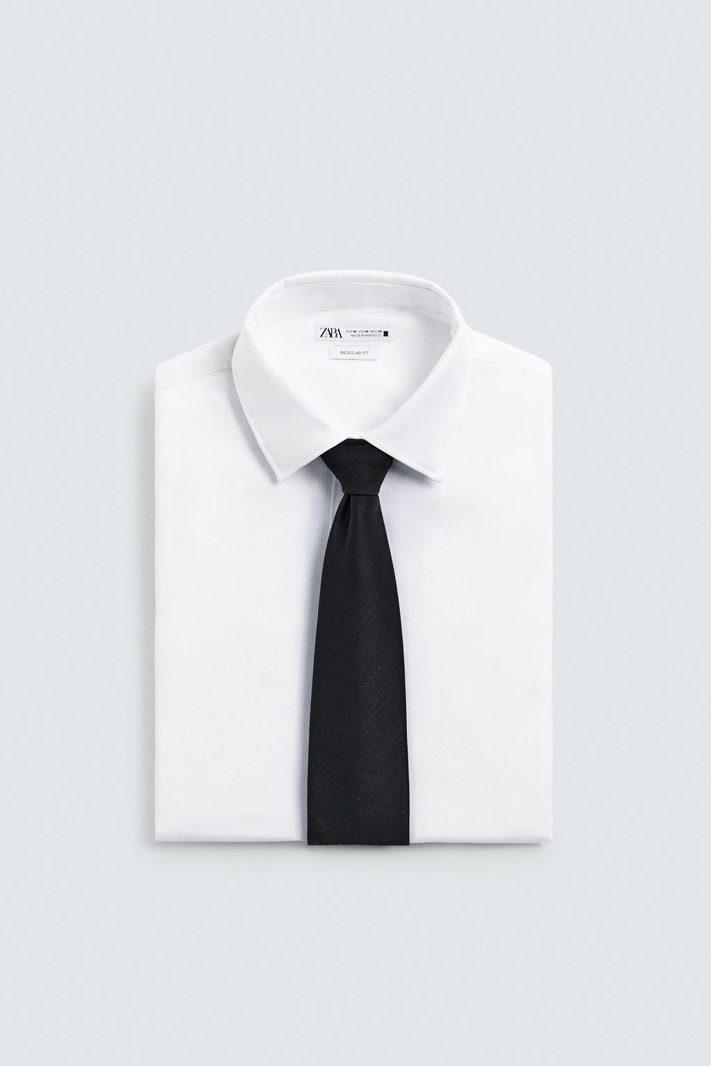 CORBATA B?SICA 100% LANA / Negro - Zara фото 4