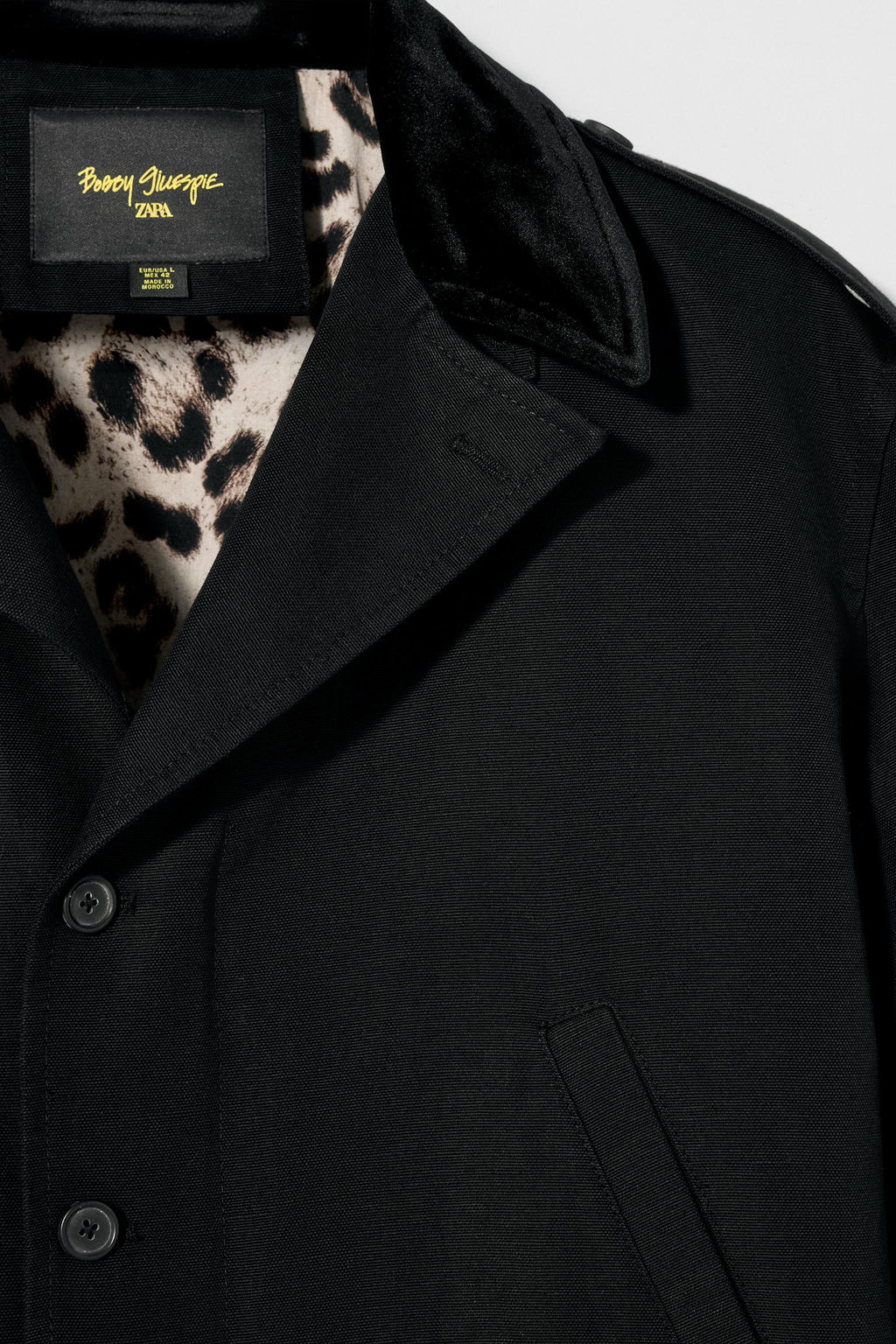 COTTON-LINEN JACKET BOBBY GILLESPIE X ZARA  фото 4