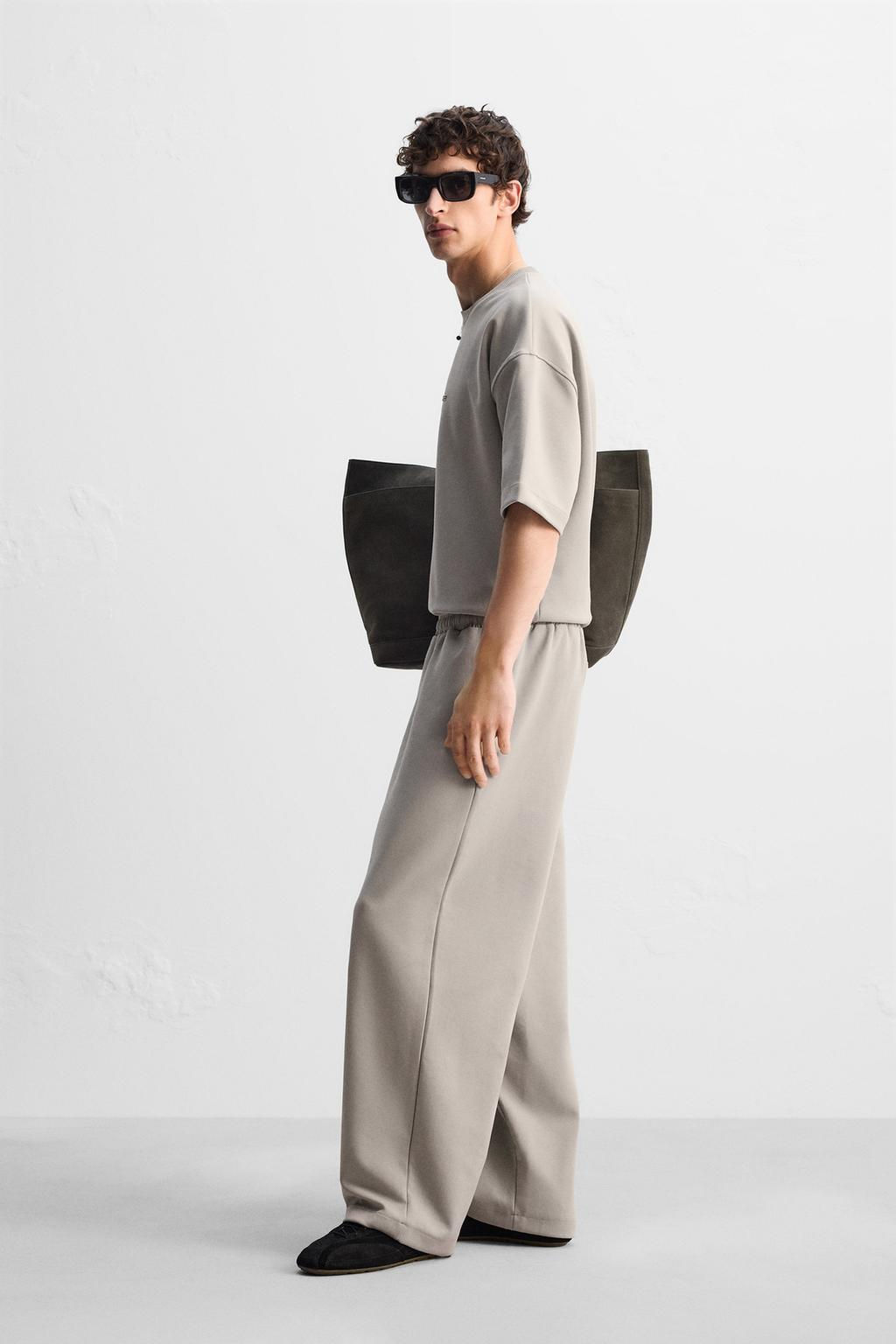 RELAXED FIT TECHNICAL JOGGER TROUSERS - Zara фото 5