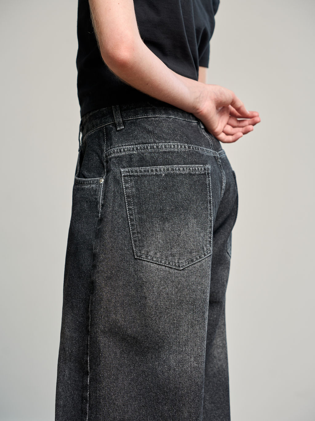 Джинсы-багги для девочек - СИНЯЯ МОДА фото 9